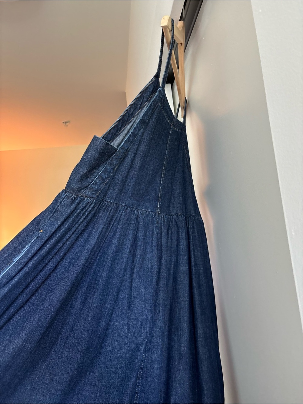Rachel Comey Indigo Denim Maxi Dress - Picture 4 of 10